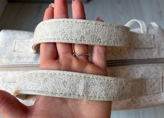 Bolsa de bebé con estampado pasito a pasito