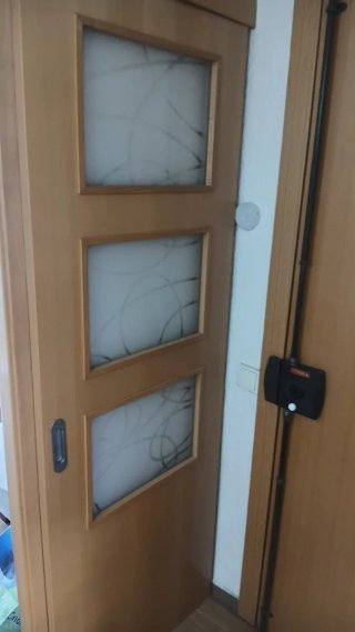 Puerta Corredera 3 Hojas Cristal 210 cm. 72,5 cm
