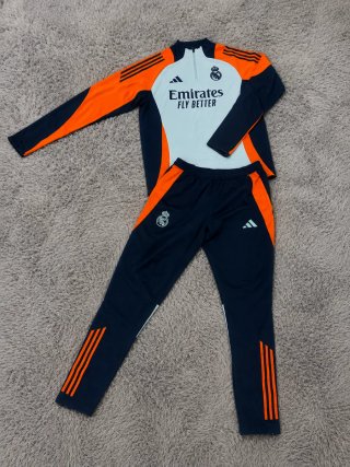 Conjunto Chándal Real Madrid Adidas Naranja/Azul