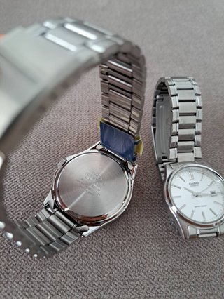 Reloj Casio MTP 1183 LTP 1183 Plata Blanco