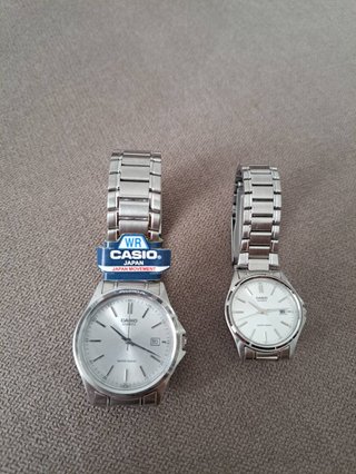 Reloj Casio MTP 1183 LTP 1183 Plata Blanco