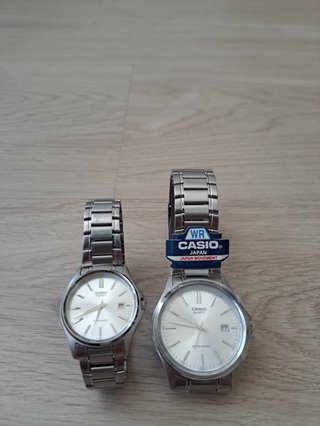 Reloj Casio MTP 1183 LTP 1183 Plata Blanco