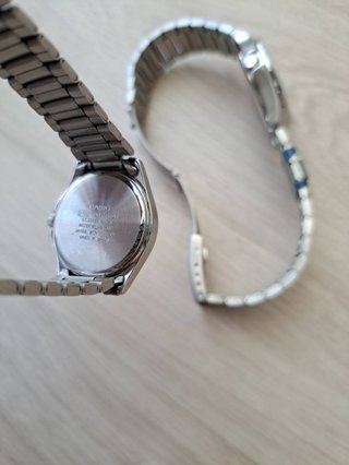 Reloj Casio MTP 1183 LTP 1183 Plata Blanco