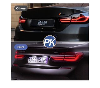 2 Luces LED BMW Matrícula 12V/24V