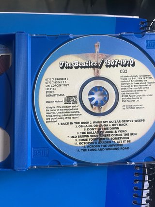 The Beatles 1967-1970 Álbum Azul CD