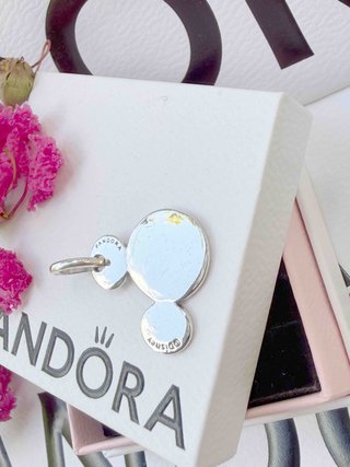 Colgante Pandora Mickey Plata