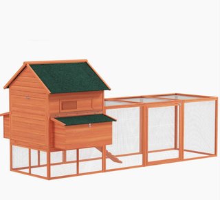 Gallinero Grande Madera Exterior 2 Nidos