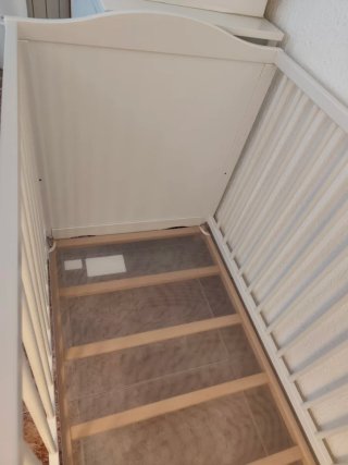 Cuna blanca Ikea SMAGORA