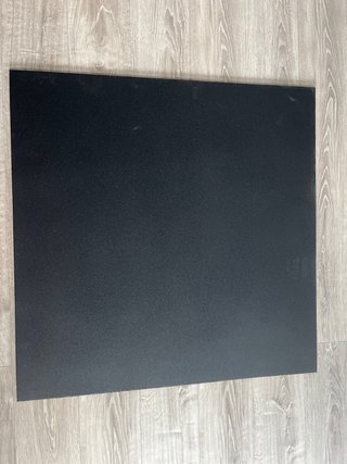 Loseta de caucho negra 100x100 y 1 cm de grosor