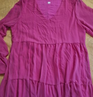Vestito donna leggero rosa taglia unica