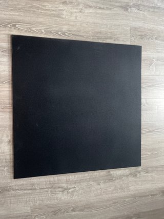 Loseta Caucho Negra 100x100cm - 1cm Grosor