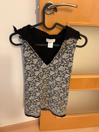Blusa Philippe Matignon encaje floral