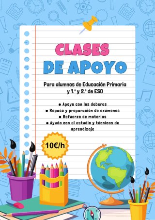 Clases particulares Primaria/ESO Vitoria-Gasteiz