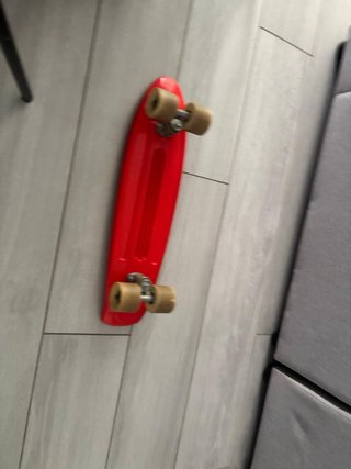 Gold Cup Banana Board rojo – Cruiser retro / skate