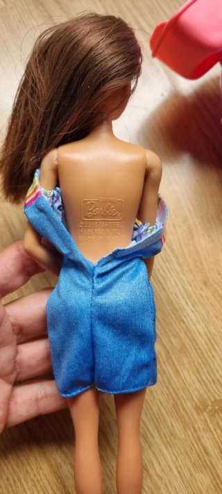 Moto y Muñeca Barbie