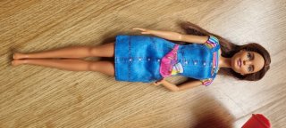 Moto y Muñeca Barbie