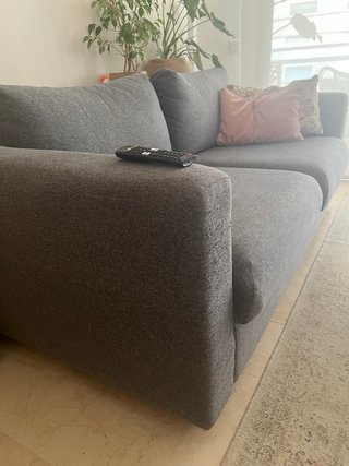 Sofá cama IKEA gris tela