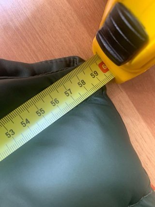 Chaleco Acolchado Verde Militar con Capucha Talla