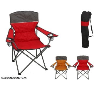 Silla Plegable Negra y Marrón