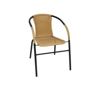 Silla Plegable Negra y Marrón