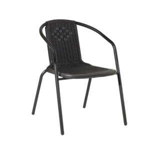 Silla Plegable Negra y Marrón