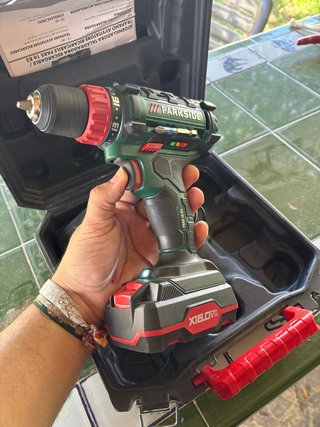 Taladro Atornillador Parkside 16V Kit