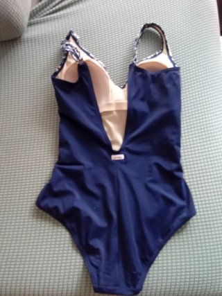 Bañador Nades Talla L Estampado Azul/Blanco