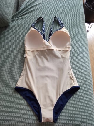 Bañador Nades Talla L Estampado Azul/Blanco