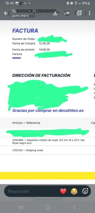 Neopreno Triatlón Aguas Abiertas Talla XS
