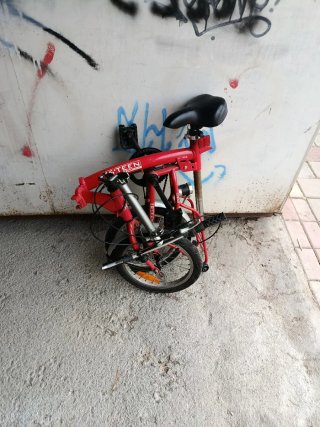 Bicicleta plegable aluminio 16
