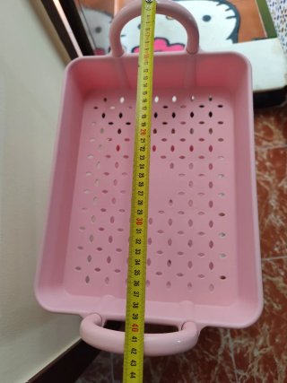 Carro organizador rosa 3 niveles
