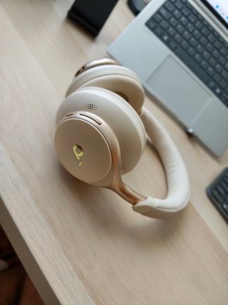 Auriculares Anker Space One Beige/Dorado