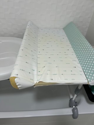 Bañera para bebé con cambiador