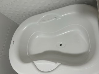 Bañera para bebé con cambiador