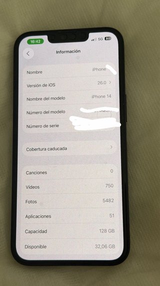 iPhone 14 128GB Negro