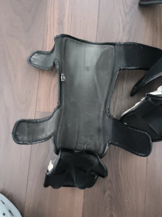 Espinilleras Muay Thai Venum Elite Evo Khaki/Plate