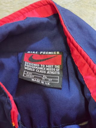 Chaqueta Vintage FC Barcelona Nike Azul/Roja