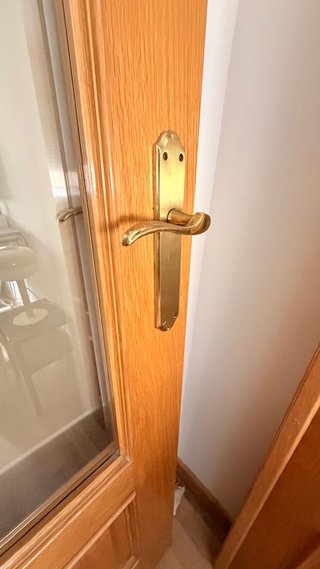 Puertas de interior de madera con cristal