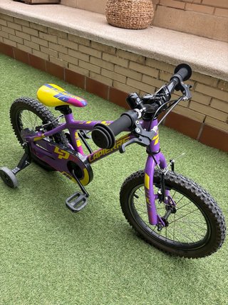 Bicicleta Morada 3-4 Años