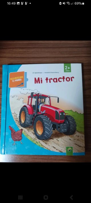 Libro per bambini Il mio trattore