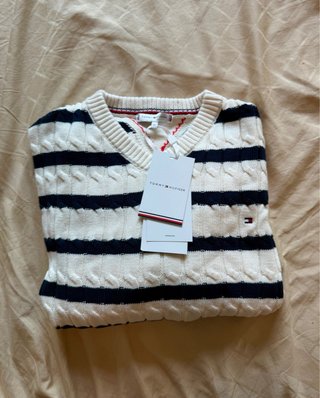 Maglione M Tommy Hilfiger Cable Knit Jumper NUOVO