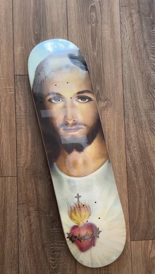 Supreme Prayer Card Skateboard 8.25