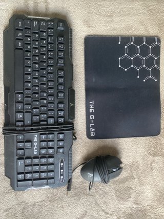 Teclado, Ratón y Alfombrilla The G-Lab