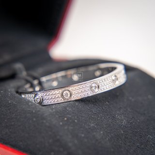 Pulsera Cartier Love Talla 16 Diamantes Original