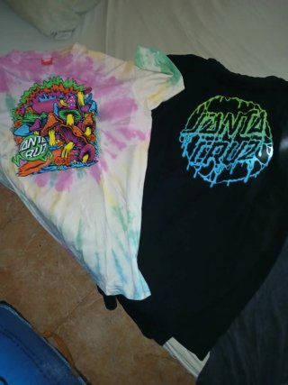 Lote 3 Camisetas Negras Estampadas