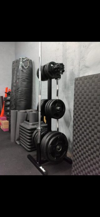 Soporte para discos olimpicos