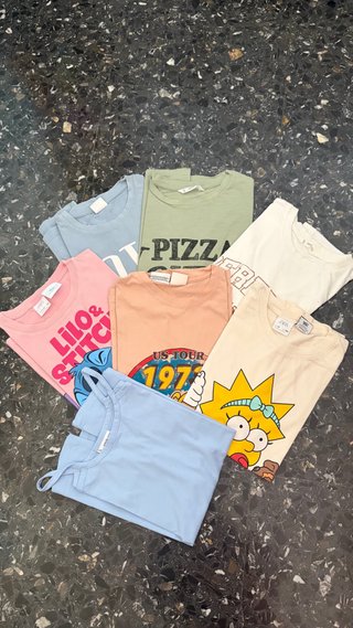 Lote 7 Camisetas Niña