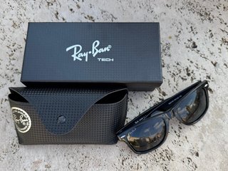 Gafas de Sol Wayfarer Polarizadas Negras