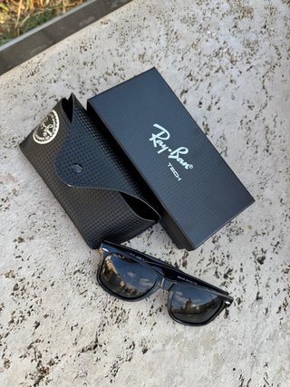 Gafas de Sol Wayfarer Polarizadas Negras
