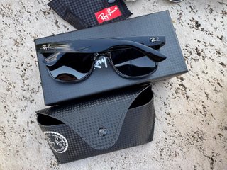 Gafas de Sol Wayfarer Polarizadas Negras
